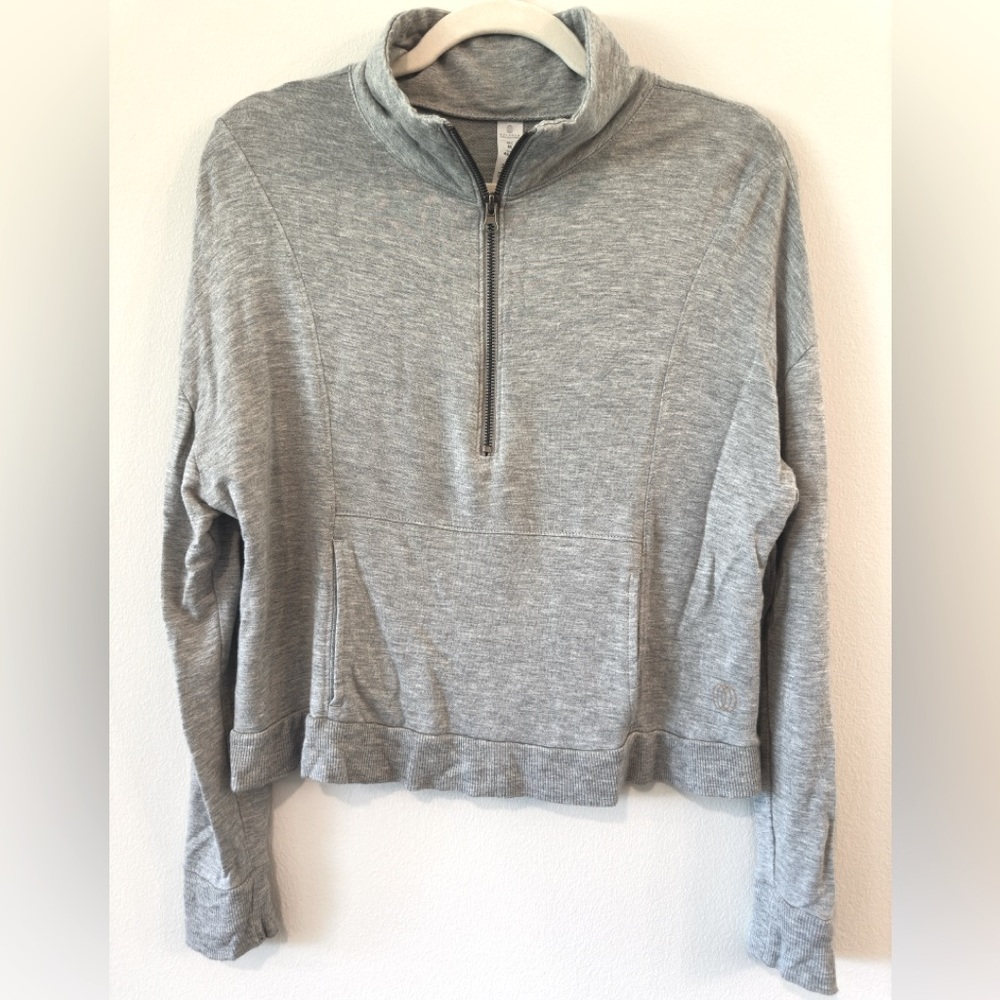 Like 🆕 Balance | Women’s Long-Sleeve Lightweight Quarter Zip | Light Grey | M